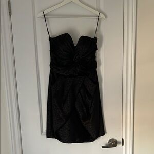 H&M Black Strapless Dress